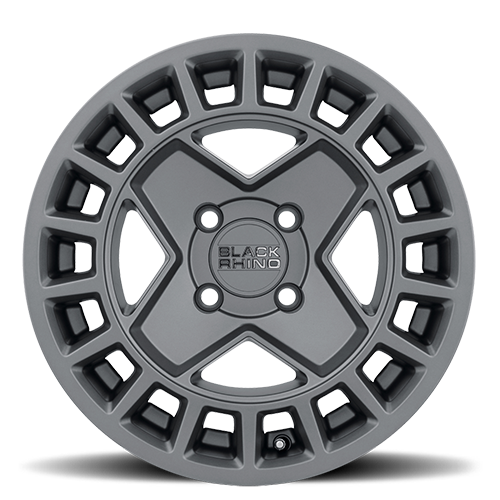 Black Rhino York UTV 15x7" 4x110mm 79.4mm CB +10mm Matte Gunmetal