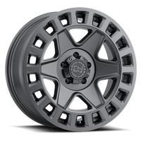 Black Rhino York 17x8" 5x127mm 71.6mm CB +30mm Matte Gunmetal