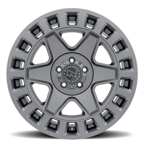 Black Rhino York 17x8" 5x127mm 71.6mm CB +30mm Matte Gunmetal