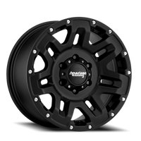 American Racing Yukon 17x9" 5x127mm 78.1mm CB +18mm Cast Iron Black
