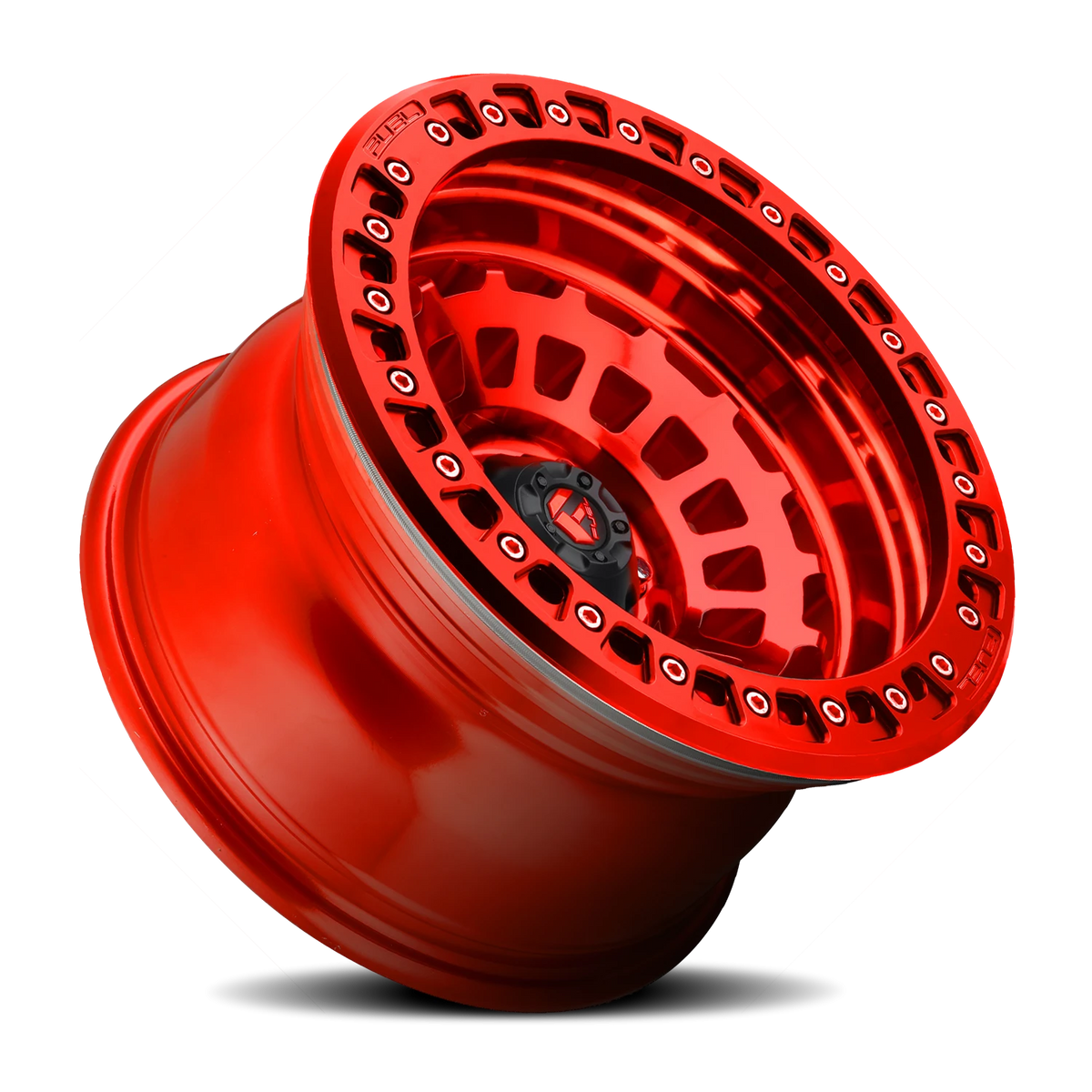Fuel Zephyr Beadlock 17x9 -15 6x139.7mm 106.1mm Candy Red