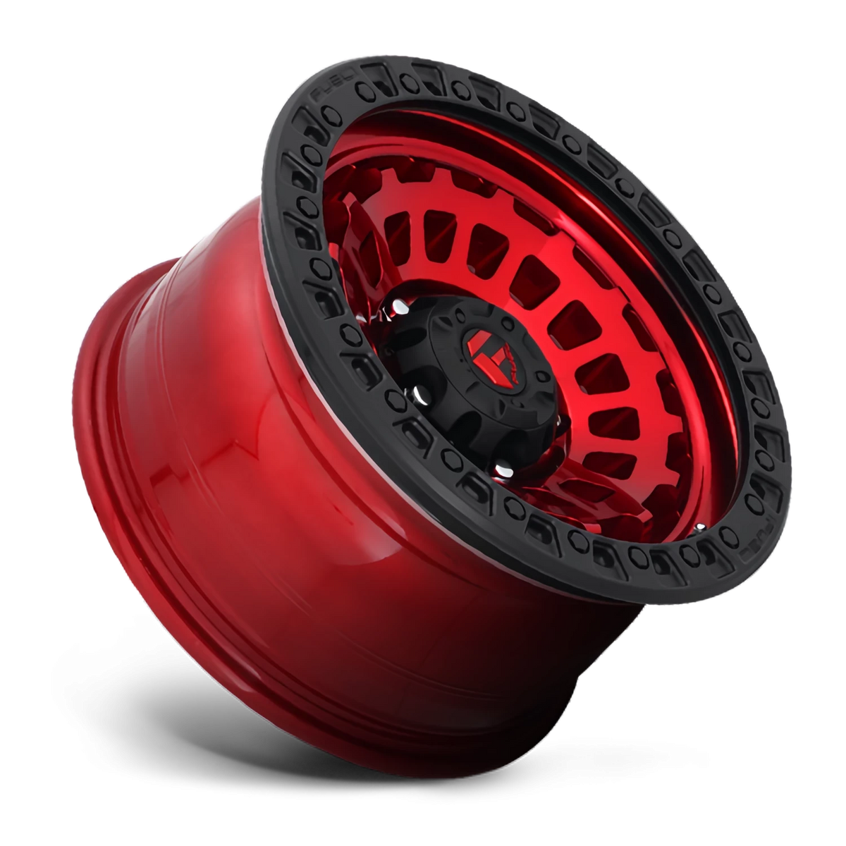 Fuel Zephyr 18x9 +1 6x135mm 87.1mm Candy Red Matte Black Ring