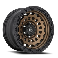 Fuel Zephyr 17x9 -12 8x170mm 125.1mm Matte Bronze Black Bead Ring