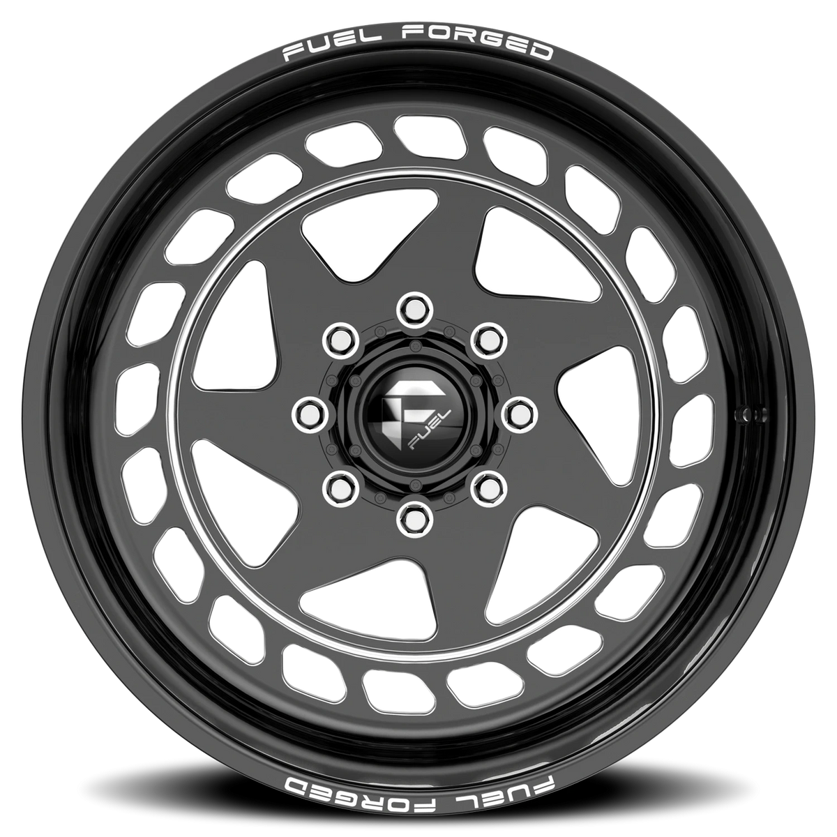 Fuel Zillion FF117 20x12 -40 6x139.7mm 78.1mm Gloss Black Milled