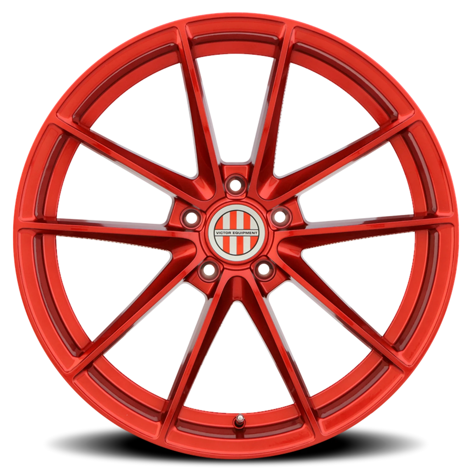 Victor Equipment Zuffen 22x10.5" 5x130mm 71.6mm CB +56mm Candy Red