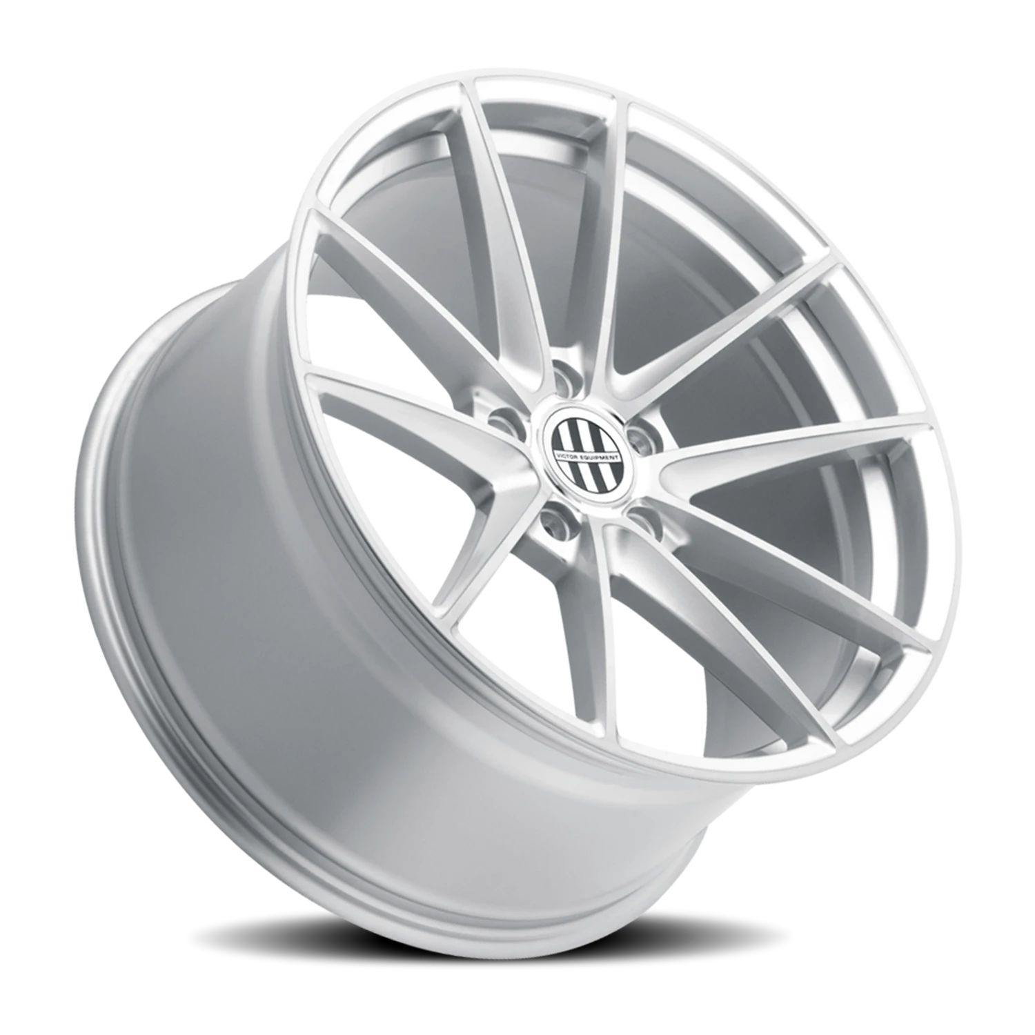 Victor Equipment Zuffen 19x10" 5x130mm 71.6mm CB +50mm Silver Brushed Face