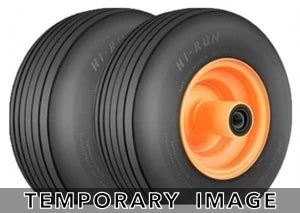 Hi-Run SP911 Assembly Tires 13X6.50-6 (6X4.50 Flat Free Semi-Pneumatic, 3/4 Bearing, 7.3 Center Hub)(AWD1005)