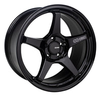 Enkei TS-5 18x8.5 5x100 45mm Offset 72.6mm Bore Gloss Black-Wheels - Cast-Enkei-