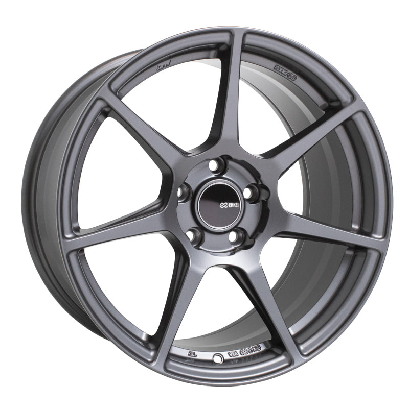 Enkei TFR 18x9.5 5x114.3 38mm Offset 72.6 Bore Diameter Matte Gunmetal Wheel-Wheels - Cast-Enkei-