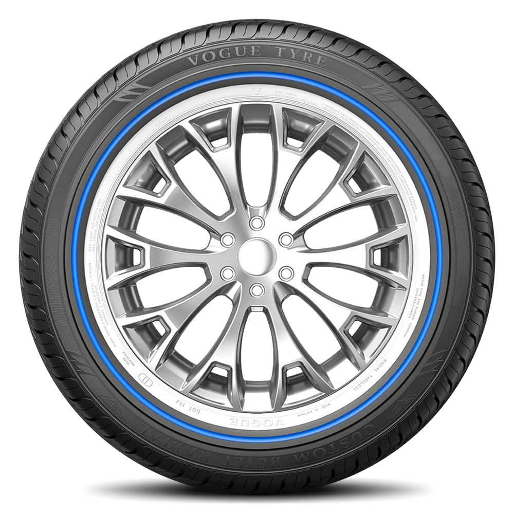 Vogue Custom Built Radial Viii Blue Stripe Tires 215/70R15 XL Custom Built Radial Viii(03382951)