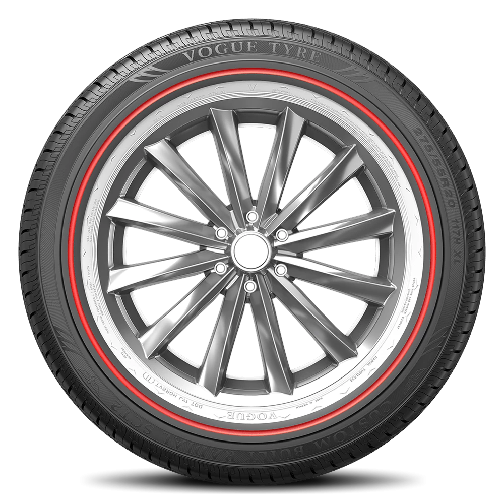 Vogue 285/45R22 XL Custom Built Radial SCT2 Red Stripe Tires