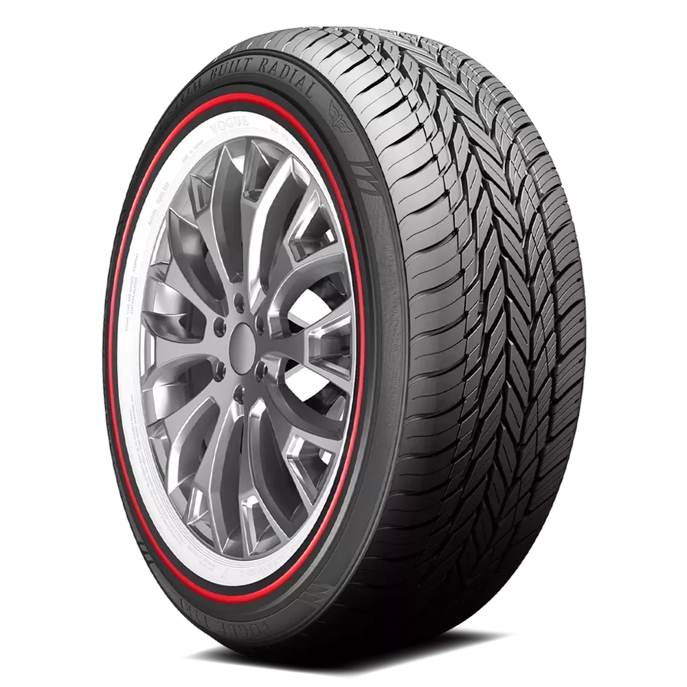 Vogue 235/55R17 Custom Built Radial Viii 21V Red Stripe Tires