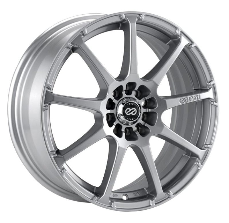 Enkei EDR9 17x7 5x100/114.3 45mm offset 72.6 Bore Diameter Silver Wheel-Wheels - Cast-Enkei-