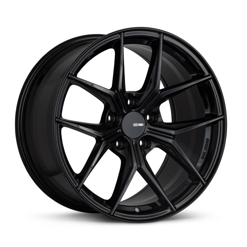 Enkei TSR-X 18x9.5 38mm Offset 5x114.3 BP Gloss Black Wheel-Wheels - Cast-Enkei-