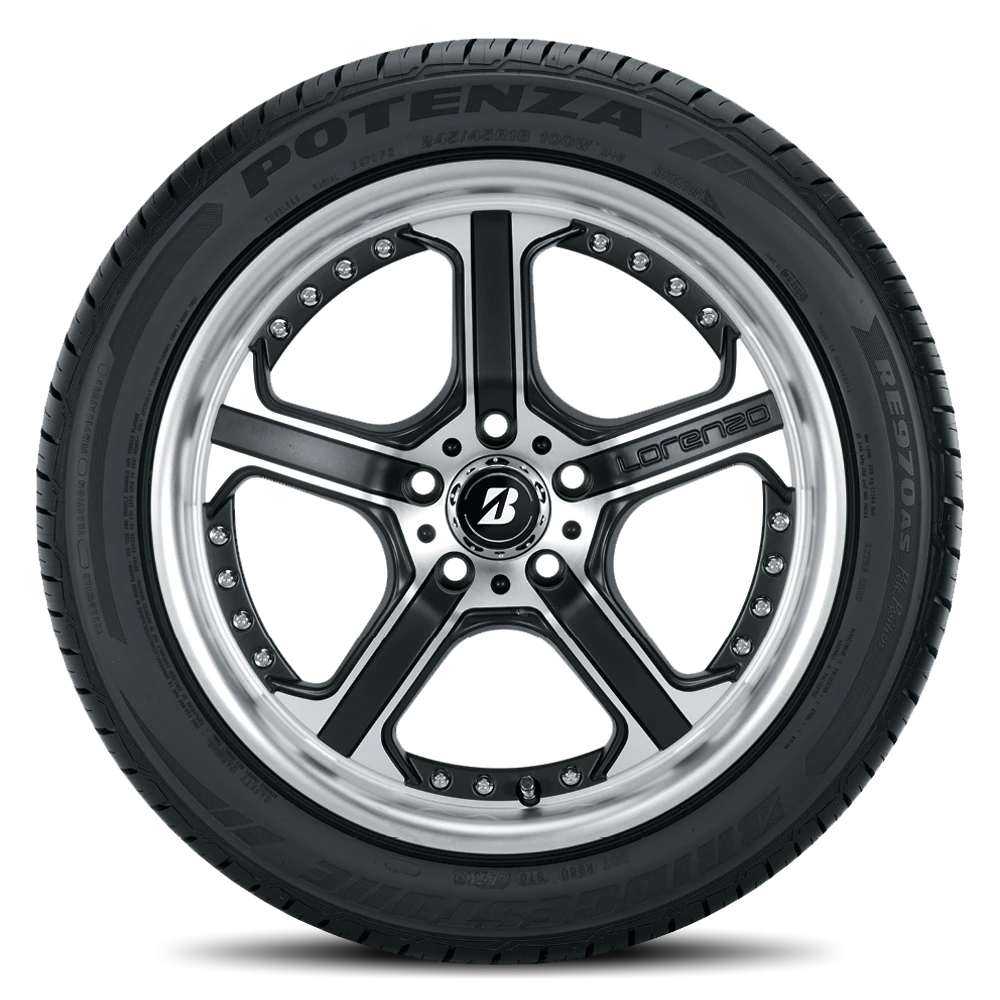 Bridgestone Potenza RE970AS Pole Position Tires 215/45R18 XL (139698)