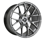 Enkei Raijin 18x8 45mm Offset 5x114.3 Bolt Pattern 72.6 Bore Dia Hyper Silver Wheel-Wheels - Cast-Enkei-