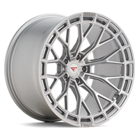 Ferrada Wheels Forge-8 FR12 Machine Silver 20x9 Blank ET10-40 66.56 Mid Concavity