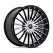 <b>Asanti Wheels</b> AB048 VICEROY -<br> Gloss Black W/ Machined Face