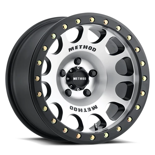 Method Beadlock MR105 17x9 -38 5x127mm 71.5mm Matte Black Machined Face-Wheels-Method-