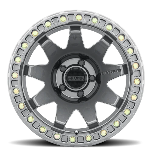 Method MR108 17x9 -44 5x127mm 71.5mm Gloss Titanium-Wheels-Method-