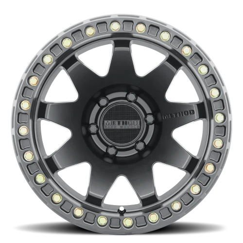 Method MR108 17x9 -44 6x139.7mm 106.25mm Matte Black-Wheels-Method-