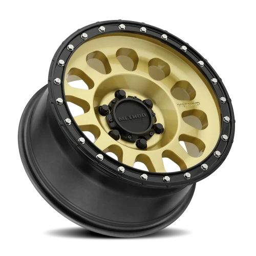 Method MR315 17x8.5 +0 6x135mm 87mm Gold Black Street Loc-Wheels-Method-