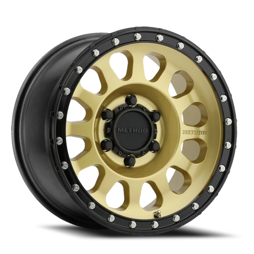 Method MR315 17x8.5 +0 6x135mm 87mm Gold Black Street Loc-Wheels-Method-