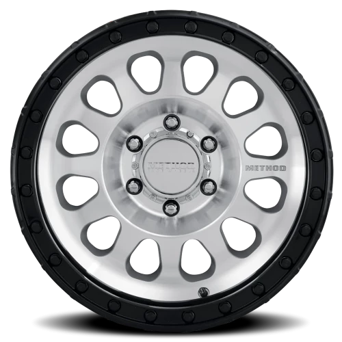 Method MR315 17x8.5 +0 6x139.7mm 106.25mm Machined Silver Gloss Black Lip-Wheels-Method-