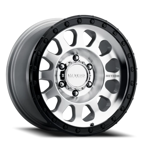 Method MR315 17x8.5 +0 6x139.7mm 106.25mm Machined Silver Gloss Black Lip-Wheels-Method-