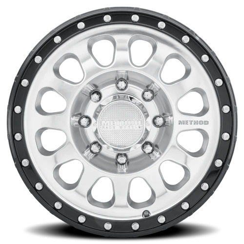 Method MR315 17x8.5 +25 8x165.1mm 130.81mm Polished Gloss Black Lip-Wheels-Method-
