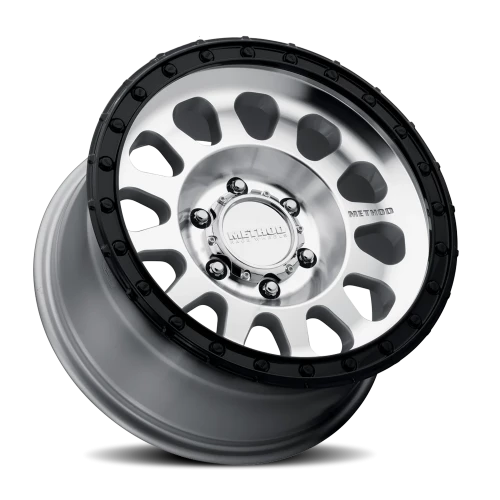 Method MR315 18x9 +18 6x139.7mm 106.25mm Machined Silver Gloss Black Lip-Wheels-Method-