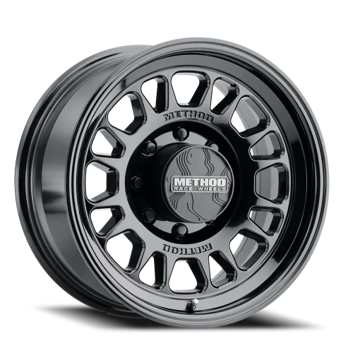 Method MR318 18x9 +18 8x165.1mm 130.81mm Gloss Black-Wheels-Method-