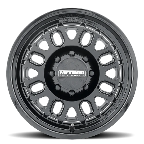 Method MR321 18x9 +18 8x165.1mm 130.81mm Gloss Black-Wheels-Method-