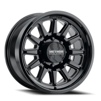 Method MR323 17x8.5 +0 8x165.1mm 130.81mm Gloss Black-Wheels-Method-