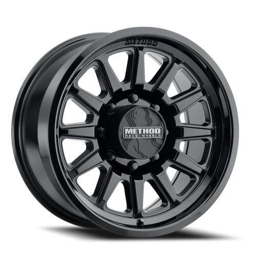Method MR323 17x8.5 +0 8x165.1mm 130.81mm Gloss Black-Wheels-Method-