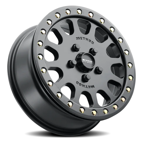 Method MR401 Beadlock UTV 15x6 +49 5x114.3mm 72mm Matte Black-Wheels-Method-