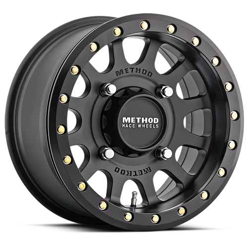 Method MR401 Beadlock UTV 15x7 +38 4x136mm 106mm Matte Black-Wheels-Method-