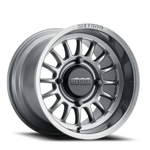 Method MR411 Bead Grip UTV 15x7 +38 4x156mm 132mm Gloss Titanium-Wheels-Method-