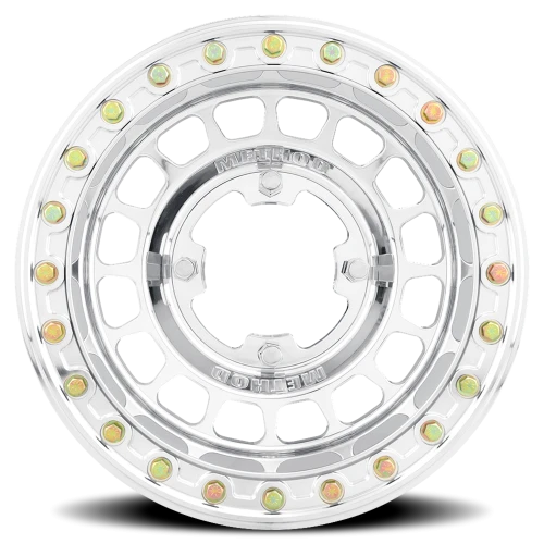 Method MR413 Beadlock UTV 15x10 +0 5x114.3mm 70mm Polished-Wheels-Method-