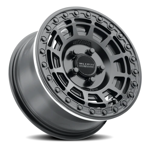 Method MR415 Beadlock UTV 15x7 +38 5x114.3mm 76mm Matte Black Gloss Black Ring-Wheels-Method-