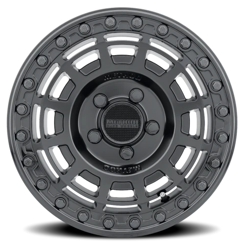Method MR415 Beadlock UTV 15x7 +38 5x114.3mm 76mm Matte Black Gloss Black Ring-Wheels-Method-