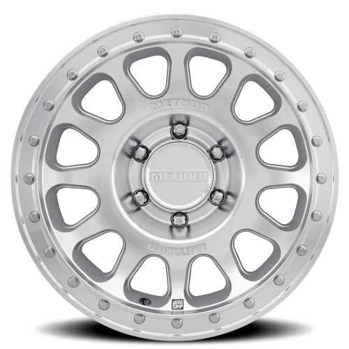Method MR709 HD Bead Grip 18x9 +12 6x135mm 87mm Machined Silver Clear Coat-Wheels-Method-