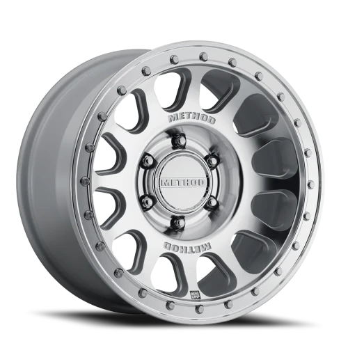 Method MR709 HD Bead Grip 18x9 +12 6x135mm 87mm Machined Silver Clear Coat-Wheels-Method-