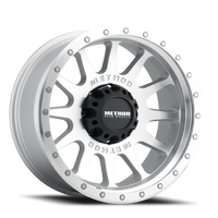 Method NV MR605 20x10 -24 8x180mm 124.1mm Machined Silver Clear Coat-Wheels-Method-