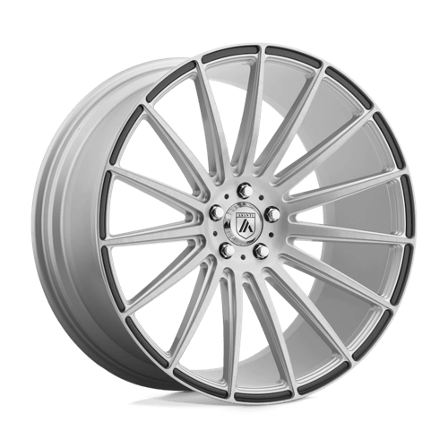 Asanti Wheels ABL-14 POLARIS - Brushed Silver W/ Carbon Fiber Inserts - Wheel Warehouse
