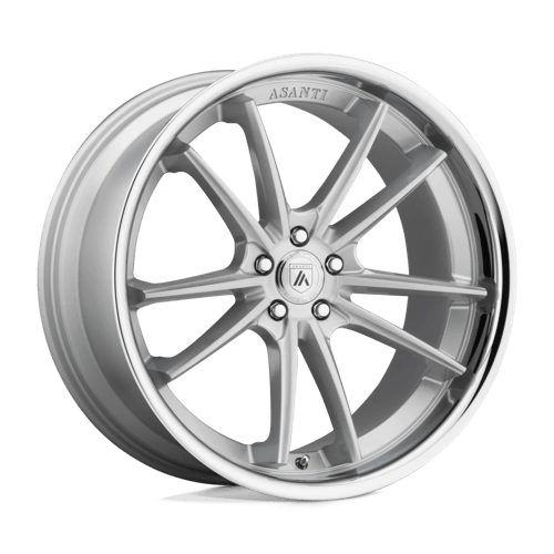 Asanti Wheels ABL-23 SIGMA - Brushed Silver W/ Chrome Lip - Wheel Warehouse