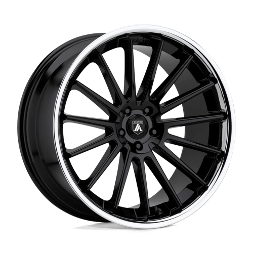 Asanti Wheels ABL-24 BETA - Gloss Black W/ Chrome Lip - Wheel Warehouse