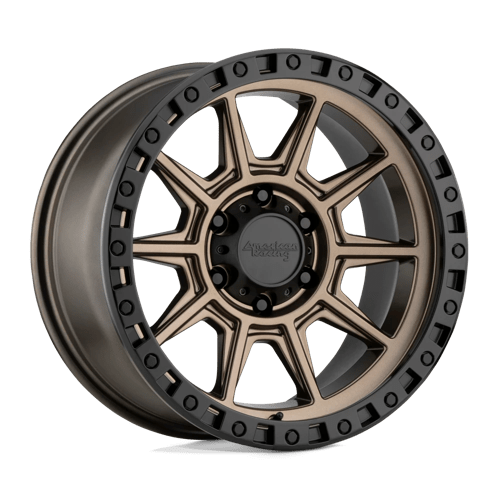 <b>American Racing Wheels</b> AR202 -<br> Matte Bronze W/ Black Lip