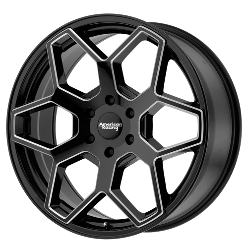 <b>American Racing Wheels</b> AR916 -<br> Gloss Black Milled