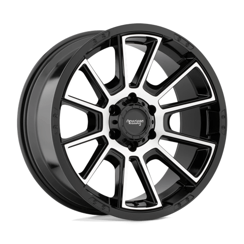 American Racing Wheels AR933 INTAKE - Gloss Black Machined - Wheel Warehouse
